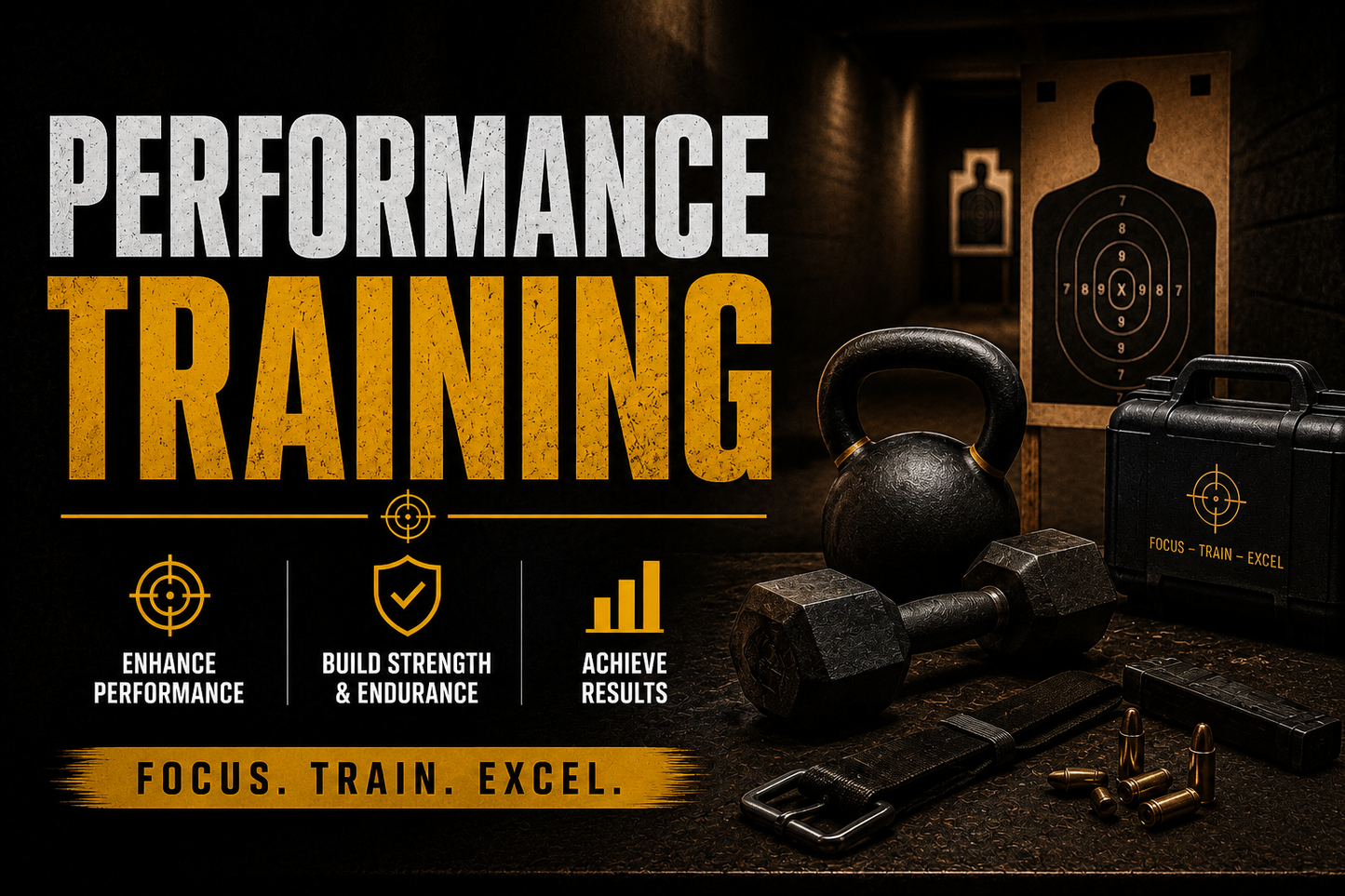 Training | ⚫ PERFORMANCE TRAINING | Train with purpose. Shoot with intent.