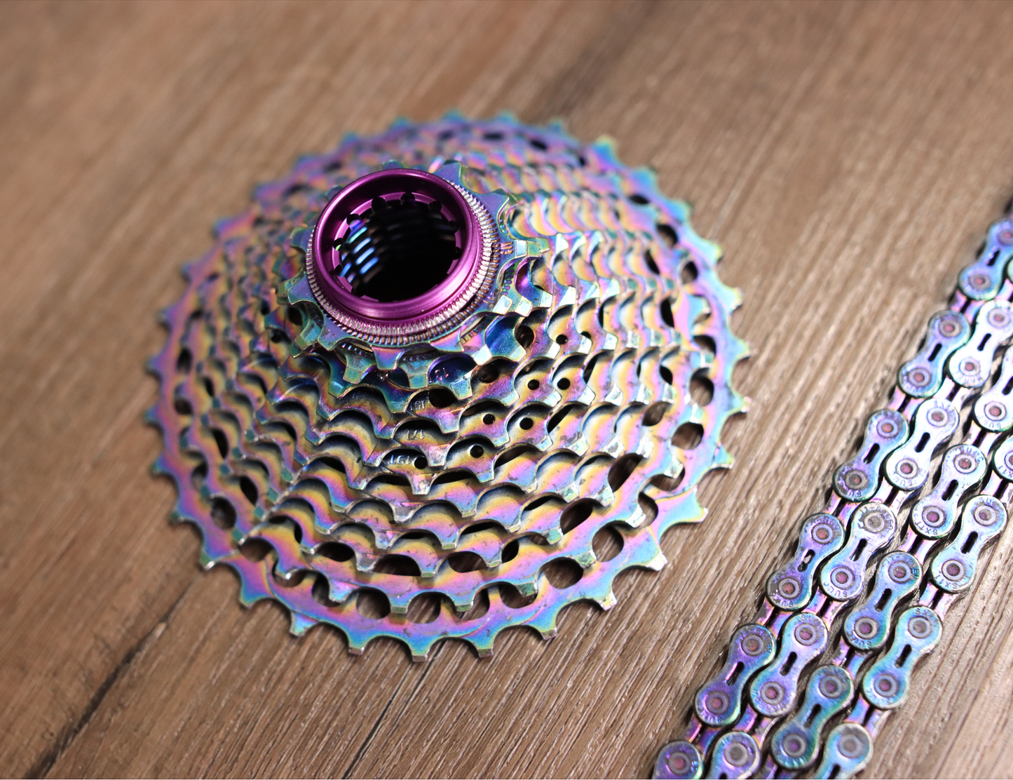 Groups | 11 Speed Waxed Chain + Cassette 11/32 ~Free Shipping (Used Item)