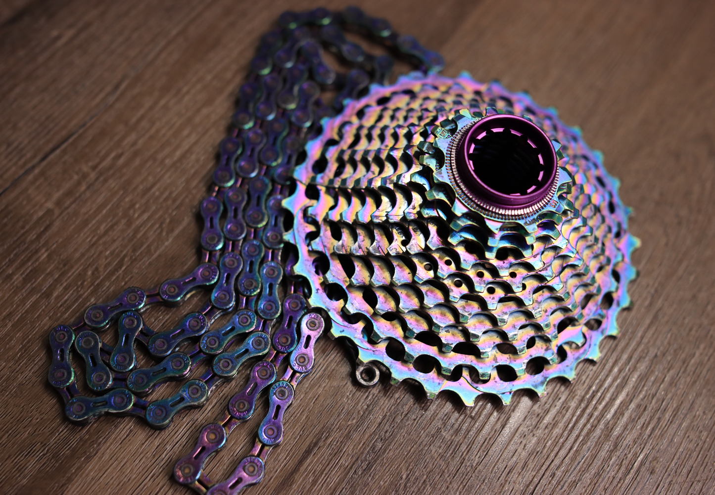 Groups | 11 Speed Waxed Chain + Cassette 11/32 ~Free Shipping (Used Item)