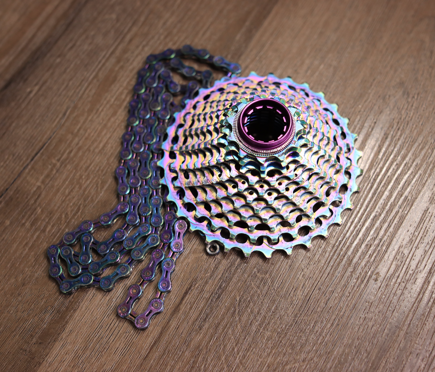 Groups | 11 Speed Waxed Chain + Cassette 11/32 ~Free Shipping (Used Item)