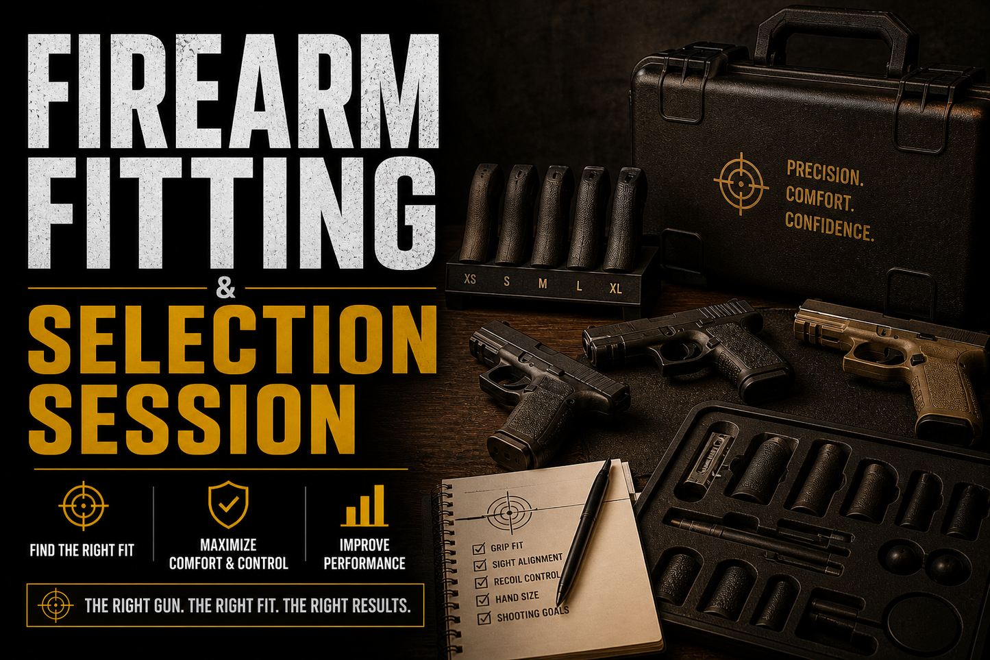 Training | 🔴 FIREARM FITTING & SELECTION SESSION | Test before you invest. Find the right firearm for YOU.