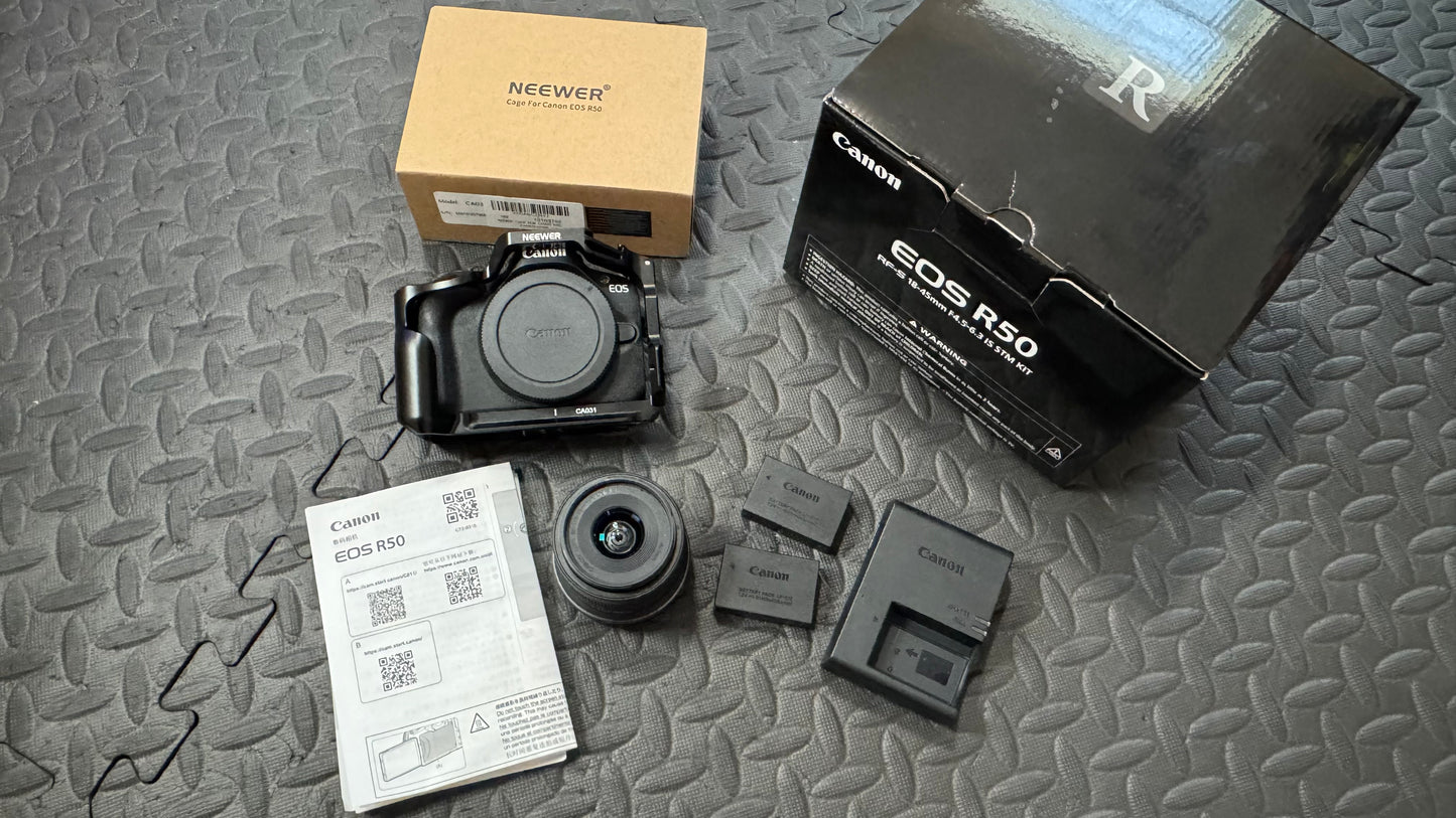 Canon R50 + Extras | (Used Item)