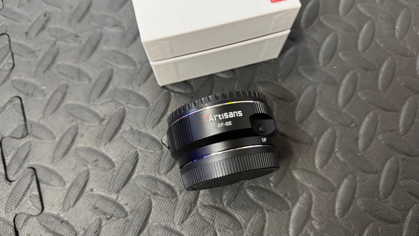 Lens | 7artisans EF-SE Lens adapter for Canon EF/EF-S Lens to Sony E | (Open Box Item)