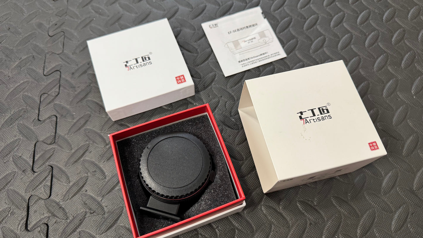 Lens | 7artisans EF-SE Lens adapter for Canon EF/EF-S Lens to Sony E | (Open Box Item)