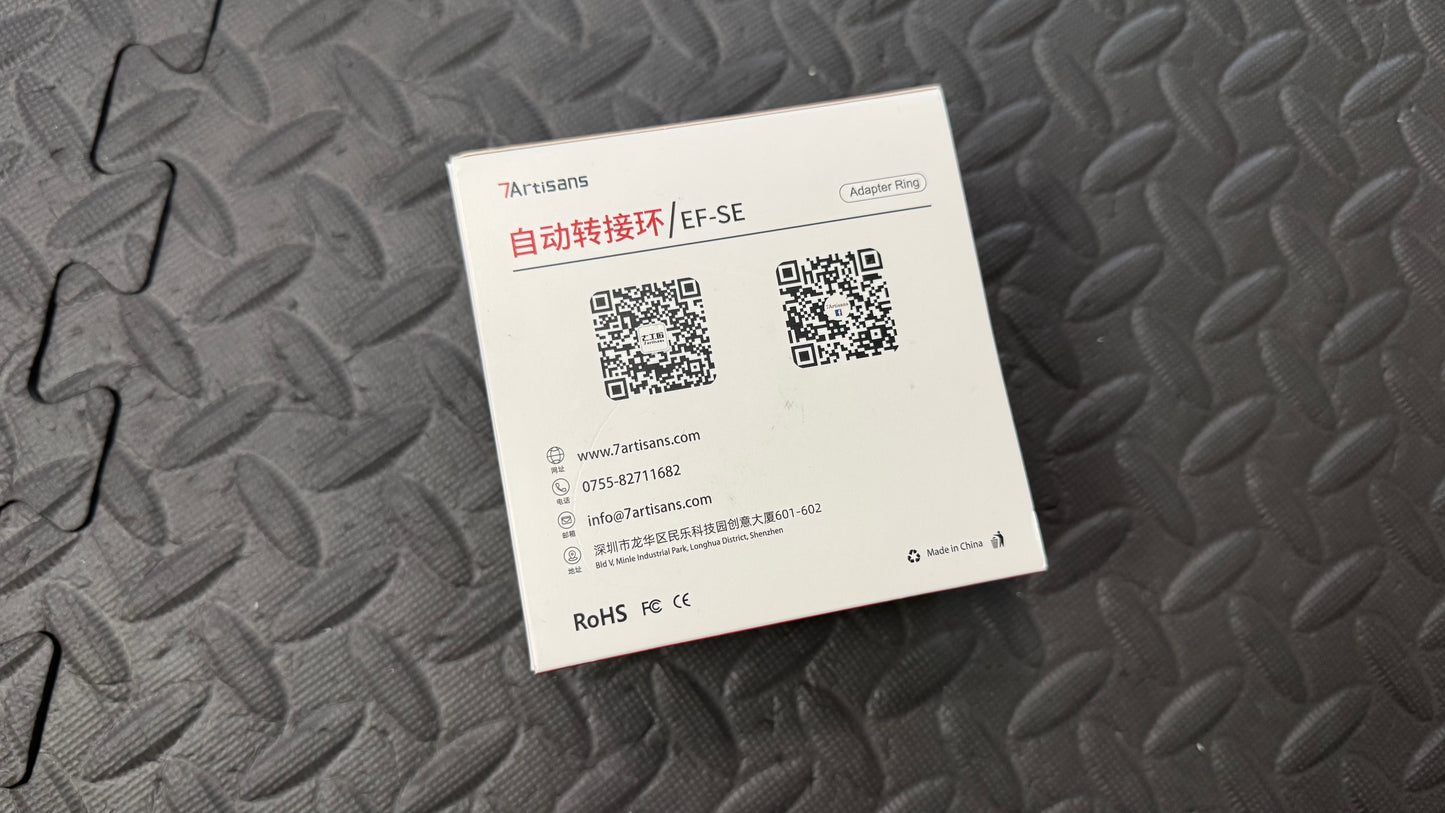 Lens | 7artisans EF-SE Lens adapter for Canon EF/EF-S Lens to Sony E | (Open Box Item)