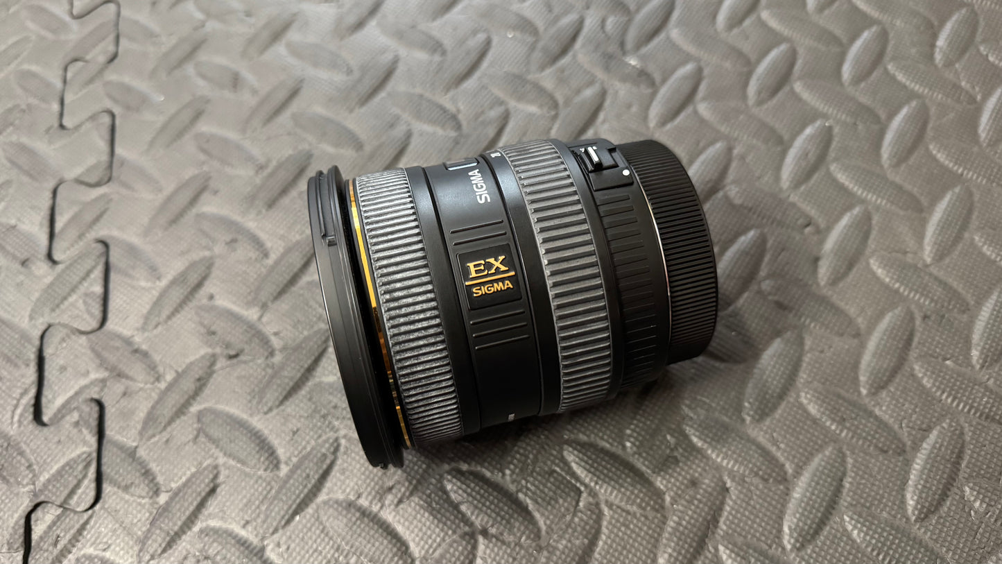 Lens | Sigma EX 10-20mm f/3.5 HSM EX DC Lens For EF Mount Canon Cameras | (Used Item)