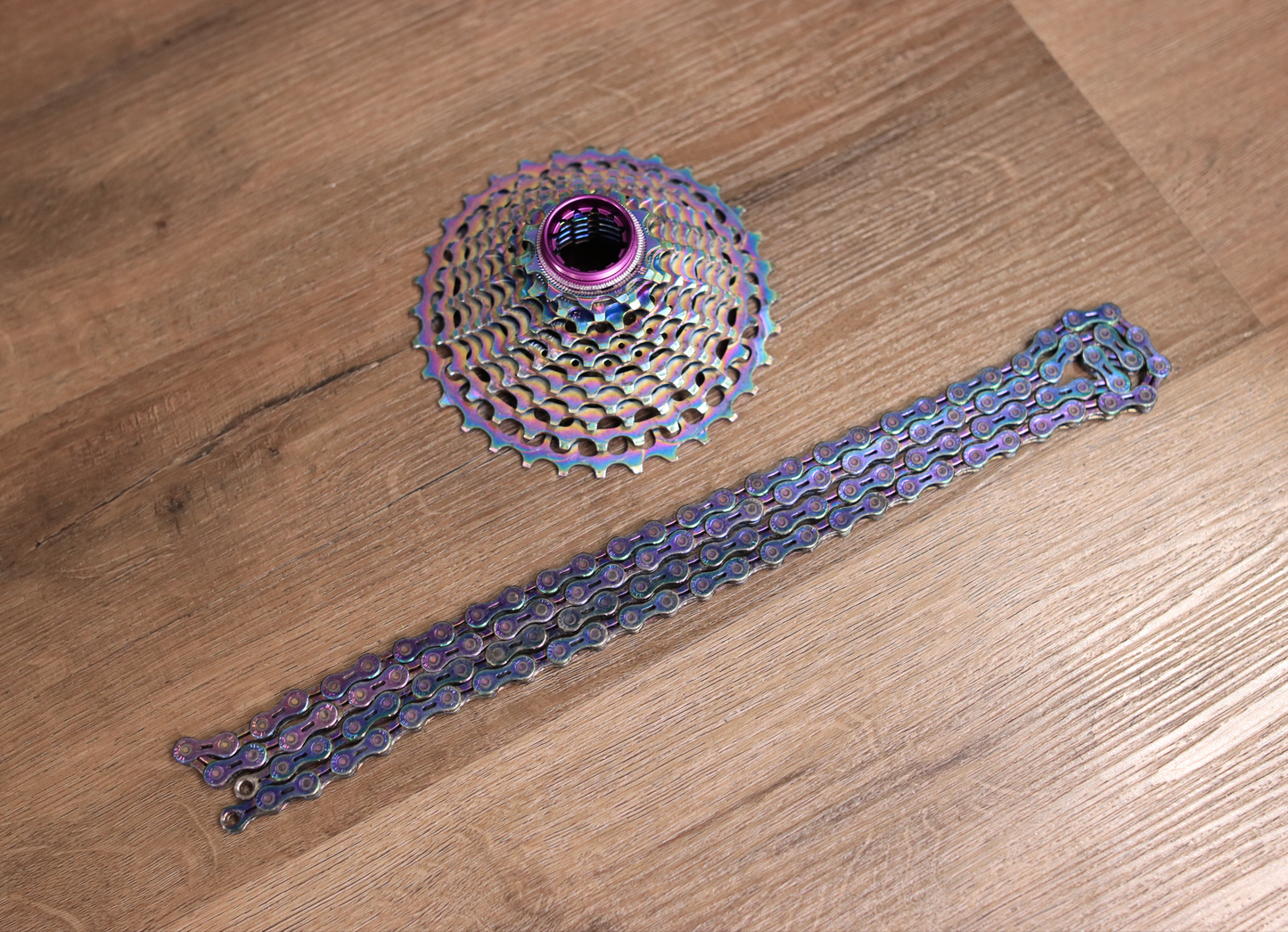 Groups | 11 Speed Waxed Chain + Cassette 11/32 ~Free Shipping (Used Item)