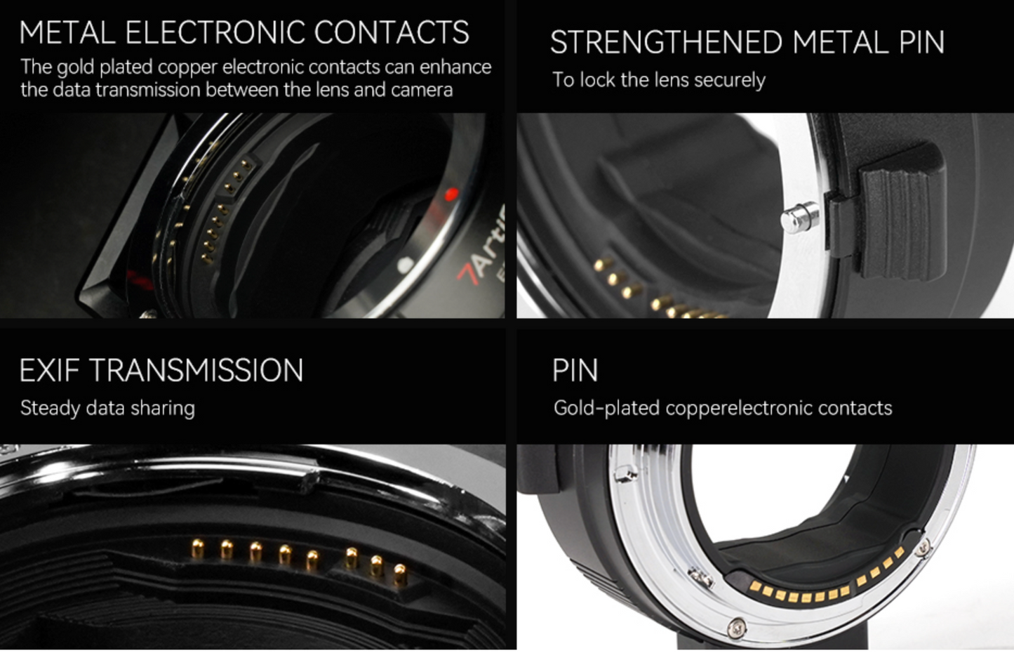 Lens | 7artisans EF-SE Lens adapter for Canon EF/EF-S Lens to Sony E | (Open Box Item)